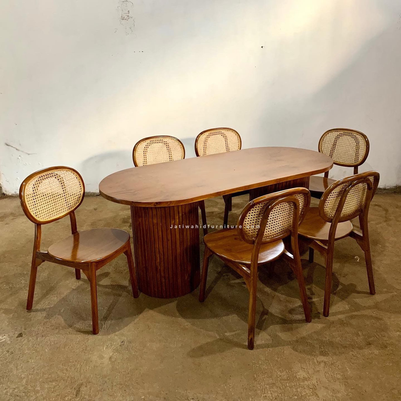 Melia Set Dining Table — furnitur jati custom Jati Wahid Furniture