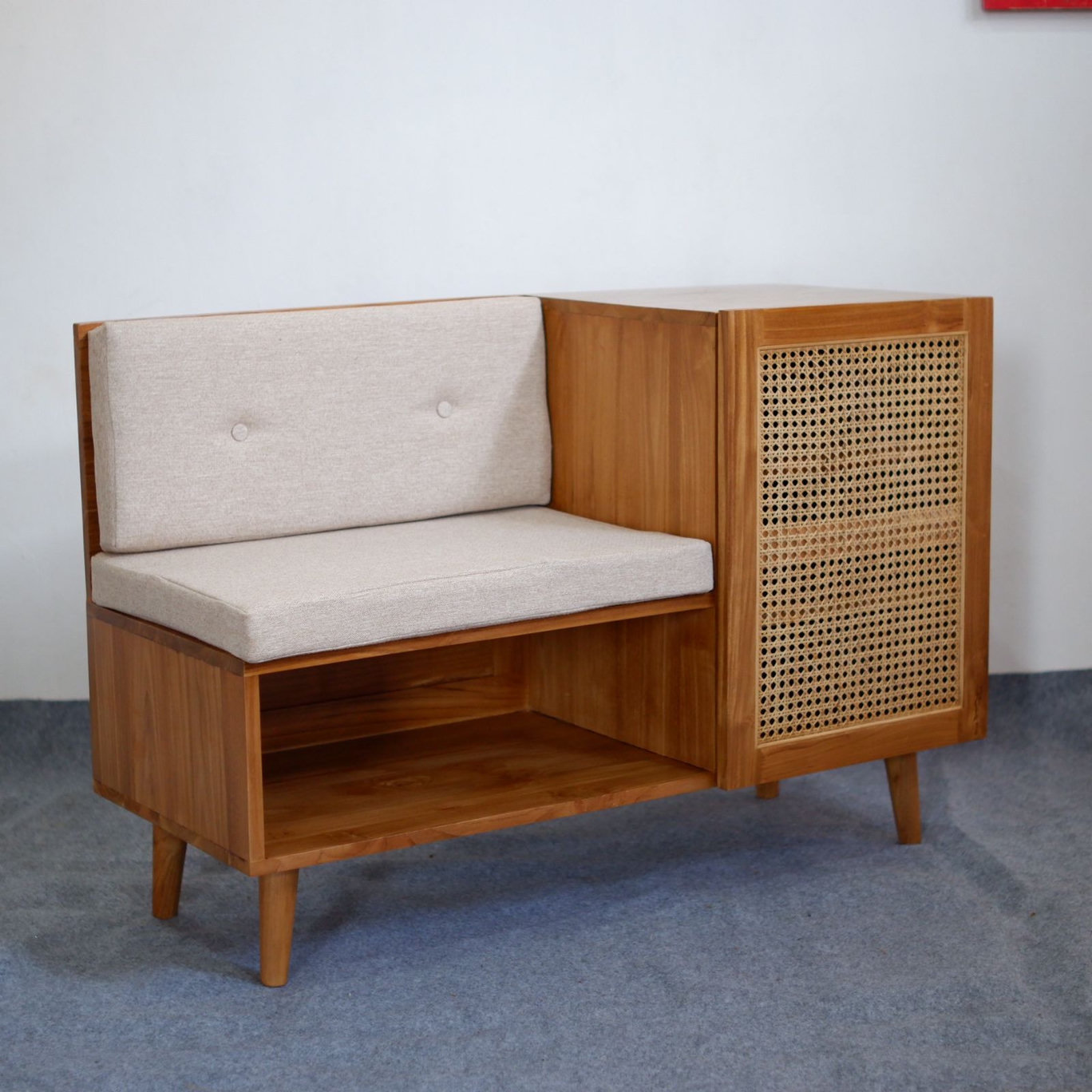 Sofa Minimalis Multifungsi Kayu Jati