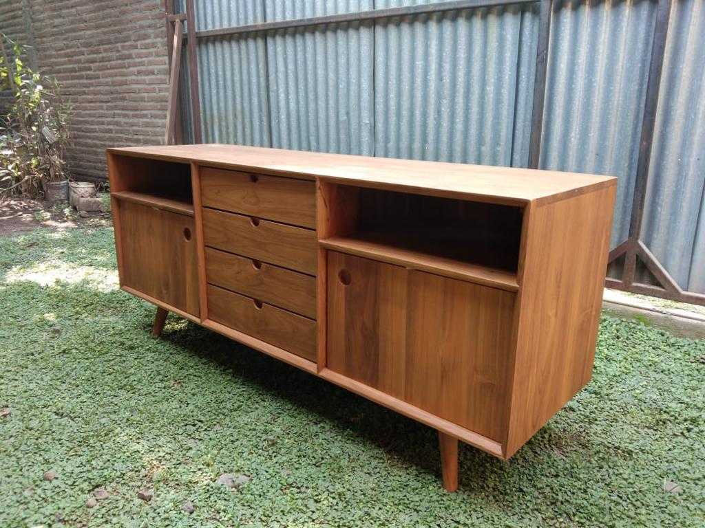 Produk Bufet tv retro kayu jati