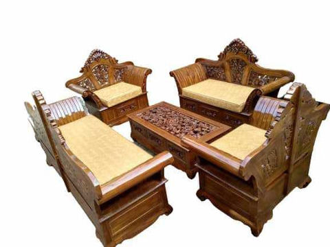 Kursi tamu ukiran kayu jati