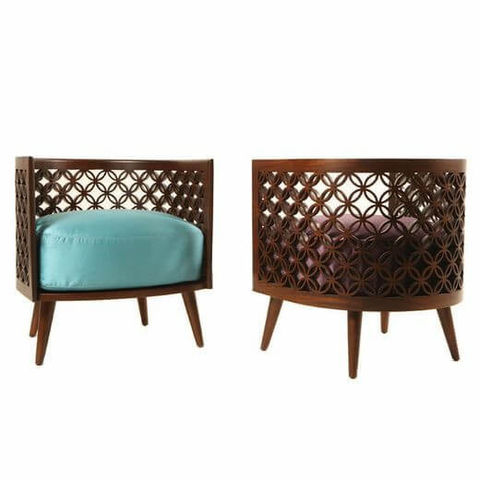 Kursi santai motif ukir terbaru