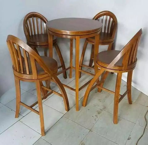 set meja bar kayu jati Jepara, set meja bar, set meja bar kayu jati murah