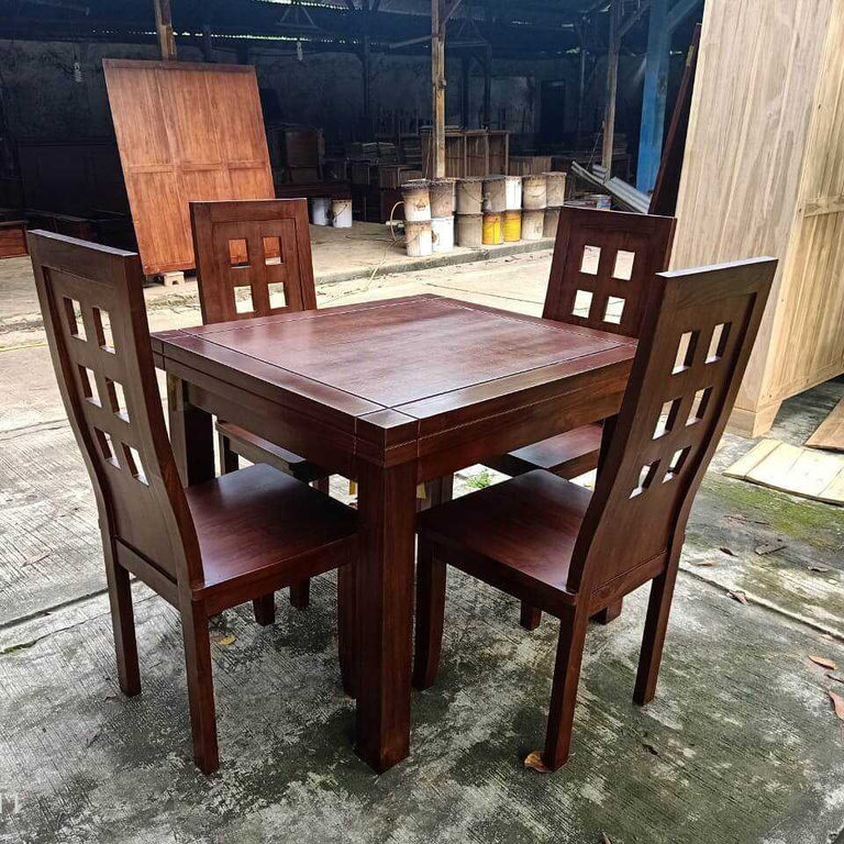 Kursi makan minimalis jati