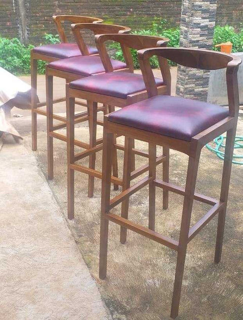 kursi bar kayu jati terbaru