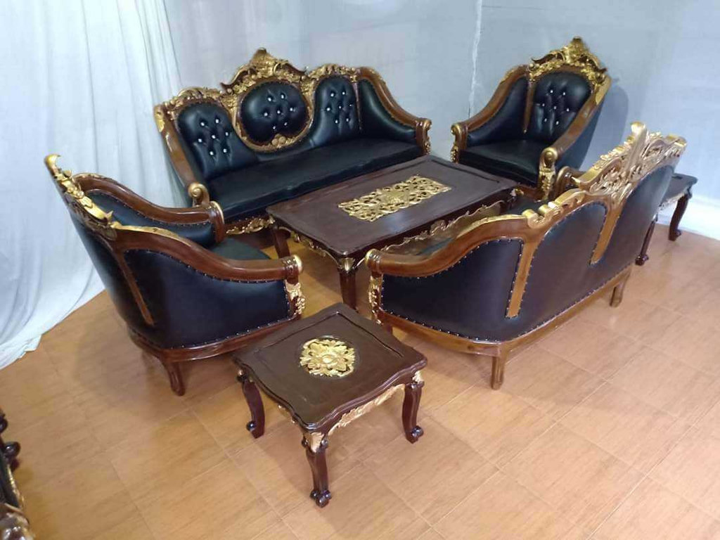 kursi Tamu jok ukir mewah