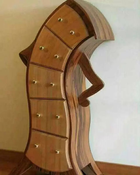 Cabinet karakter lucu warna natural wood bahan kayu sungkai, Cabinet karakter lucu, Cabinet karakter lucu warna natural wood, Cabinet karakter lucu kayu sungkai, Cabinet warna natural