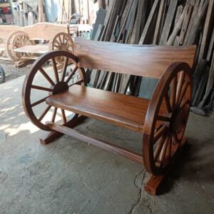 Bangku kayu model roda terbaru
