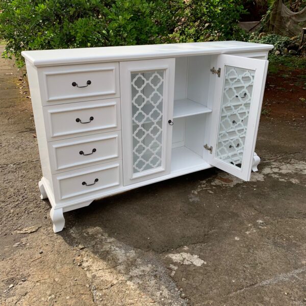 Bufet Hias Shabby Minimalis,Bufet Hias Shabby,furniture jepara,Bufet Hias Minimalis,set bufet tv Minimalis,bufet hias vintage,bufet hias,bufet tv,meja tv,meja tv Minimalis,Bufet Hias Minimalis cat duco