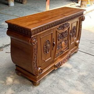 Bufet ukir kayu jati