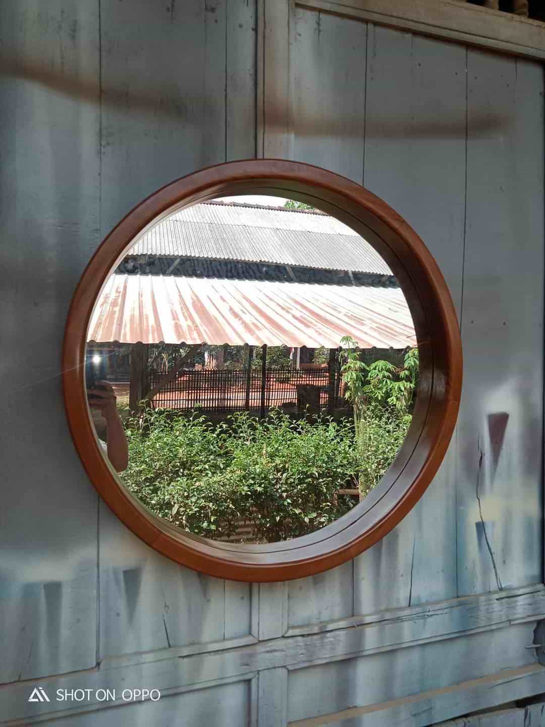 Cermin hias terbaru kayu jati