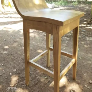 Mebel Kursi bar minimalis kayu jati