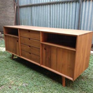 Produk Bufet tv retro kayu jati