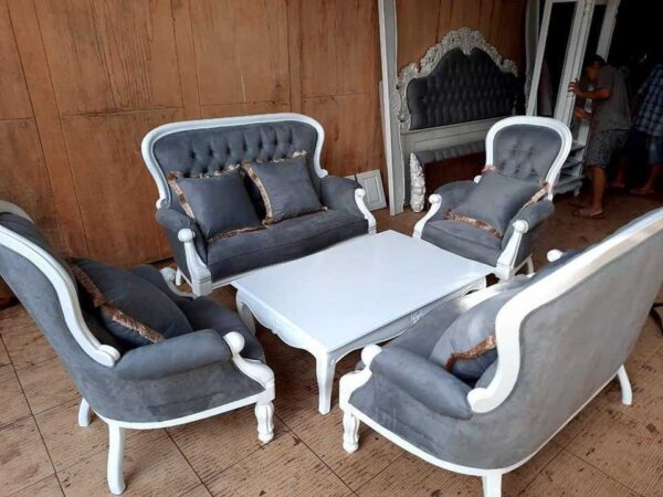 Sofa tamu shabychic Jepara murah