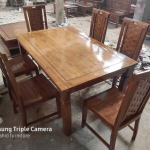 kursi makan jati minimalis bagus murah Jepara