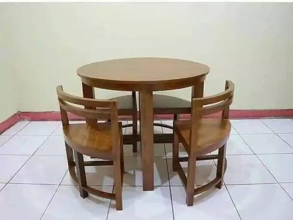 meja makan jati bagus model terbaru, 1