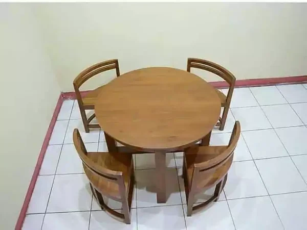 meja makan jati bagus model terbaru
