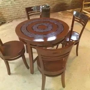 meja makan ukir minimalis