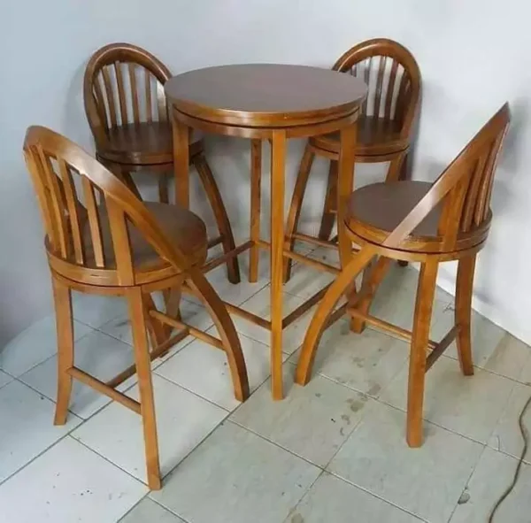 set meja bar kayu jati Jepara, set meja bar, set meja bar kayu jati murah