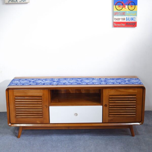 Bufet TV Jati Minimalis Modern