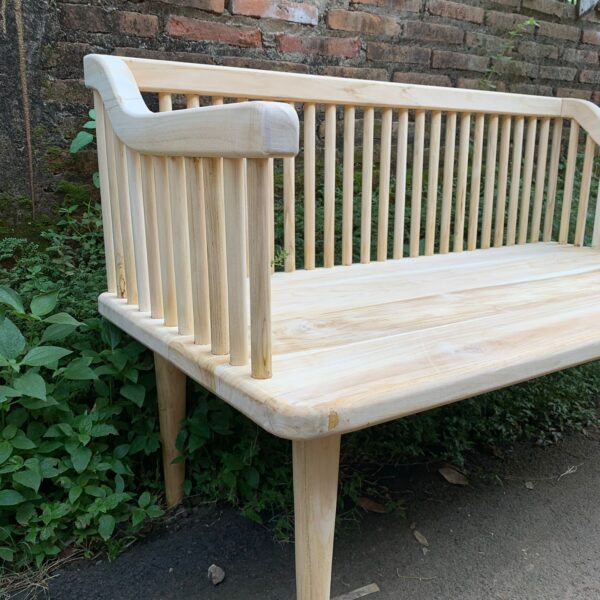 Bangku Sofa Retro Minimalis Jati