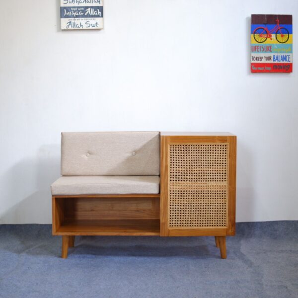 Sofa Minimalis Multifungsi Kayu Jati