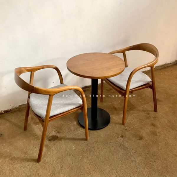 Set Meja Cafe Jati Raglan