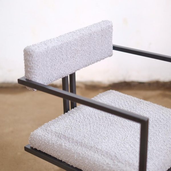 kursi santai industrial boucle